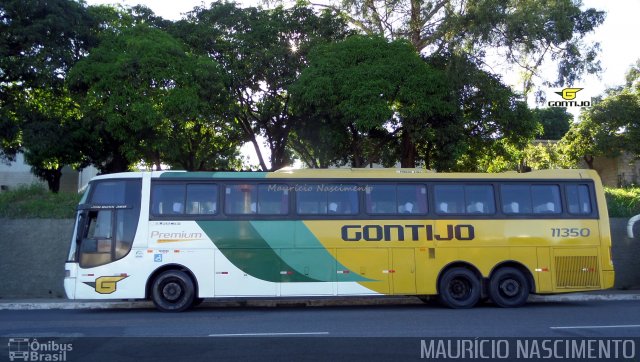 Empresa Gontijo de Transportes 11350 na cidade de Belo Horizonte, Minas Gerais, Brasil, por Maurício Nascimento. Número da foto: #3195937.