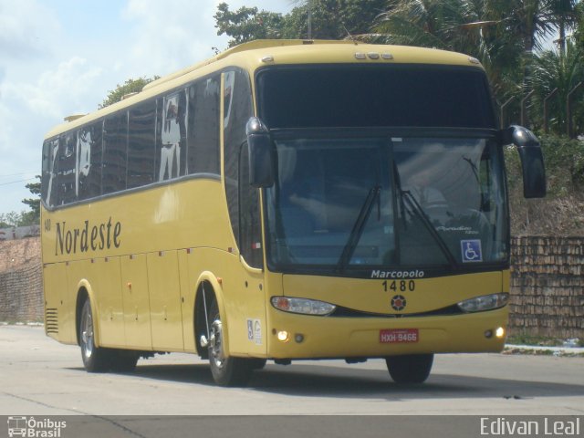Viação Nordeste 1480 na cidade de Natal, Rio Grande do Norte, Brasil, por Edivan Leal. Número da foto: #3194585.