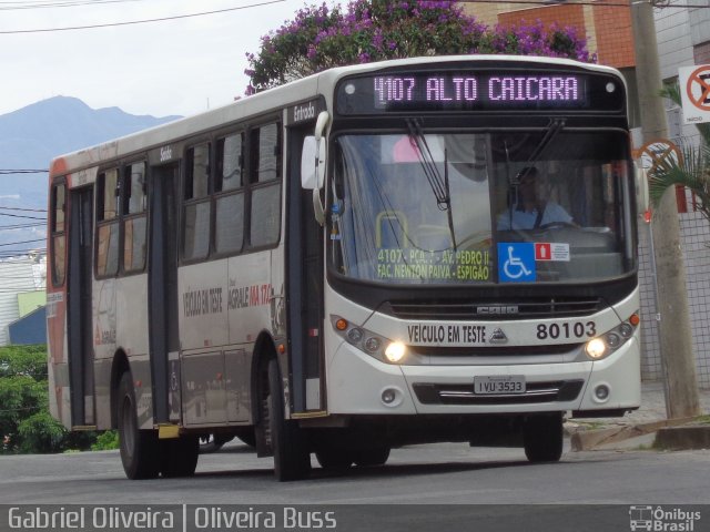 Belo Horizonte Transporte Urbano > Viação Real 80103 na cidade de Belo Horizonte, Minas Gerais, Brasil, por Gabriel Oliveira. Número da foto: #3195850.