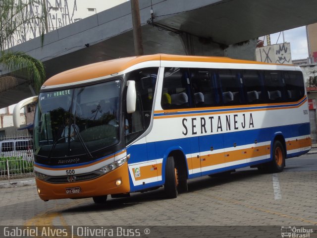 Viação Sertaneja 500 na cidade de Belo Horizonte, Minas Gerais, Brasil, por Gabriel Oliveira. Número da foto: #3195846.
