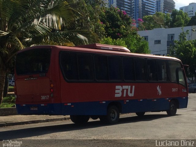 BTU - Bahia Transportes Urbanos 3817 na cidade de Salvador, Bahia, Brasil, por Luciano Diniz. Número da foto: #3197790.