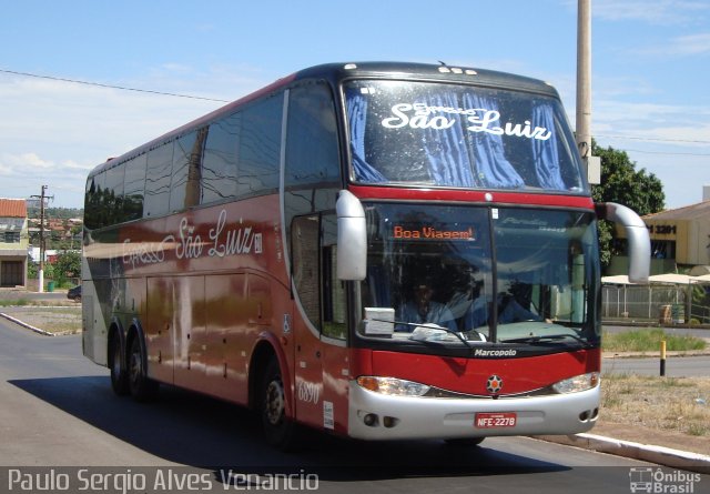 Expresso São Luiz 6890 na cidade de Cuiabá, Mato Grosso, Brasil, por Paulo Sergio Alves Venancio. Número da foto: #3197909.