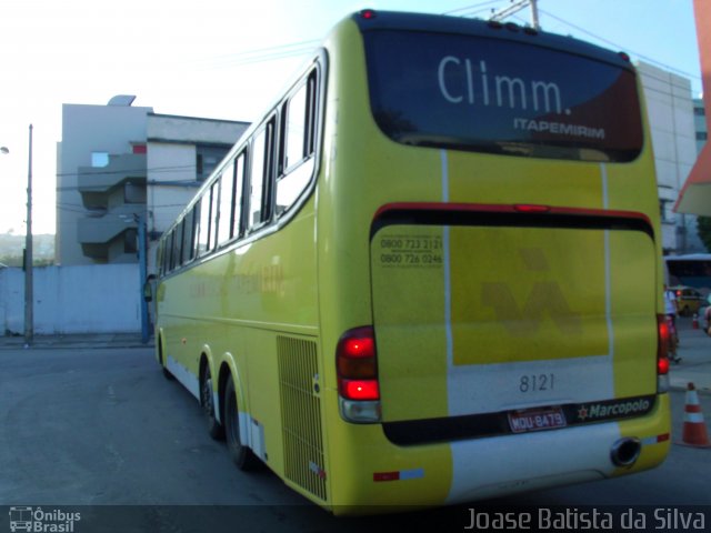 Viação Itapemirim 8121 na cidade de Rio de Janeiro, Rio de Janeiro, Brasil, por Joase Batista da Silva. ID da foto: 3252309.