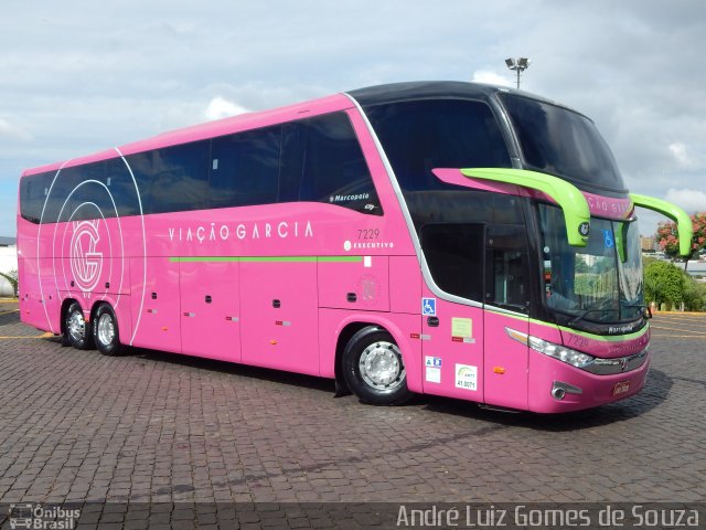 Viação Garcia 7229 na cidade de Londrina, Paraná, Brasil, por André Luiz Gomes de Souza. Número da foto: #3253412.