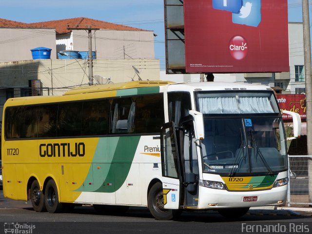 Empresa Gontijo de Transportes 11720 na cidade de Uberaba, Minas Gerais, Brasil, por Fernando Reis. ID da foto: 3252424.