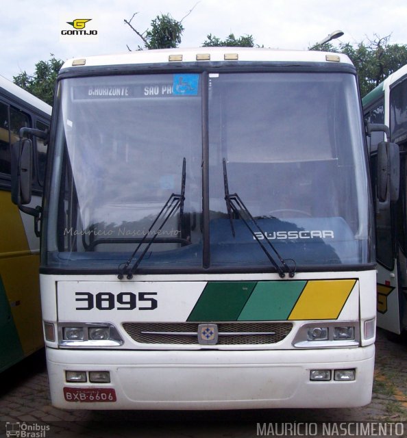 Empresa Gontijo de Transportes 3895 na cidade de Belo Horizonte, Minas Gerais, Brasil, por Maurício Nascimento. ID da foto: 3274865.