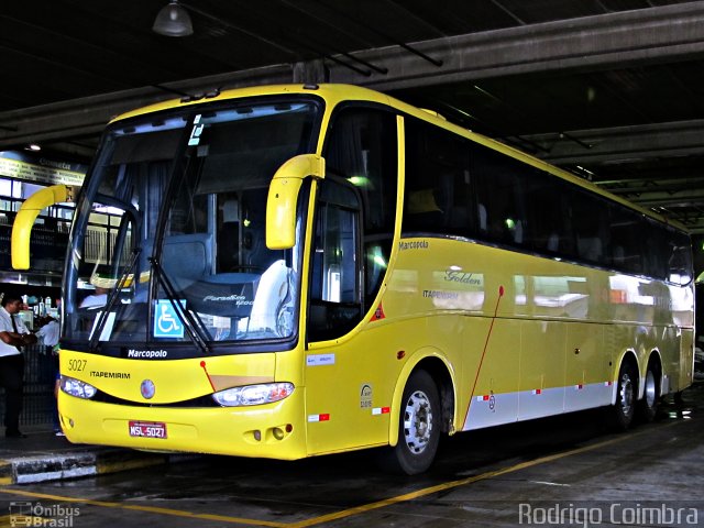 Viação Itapemirim 5027 na cidade de São Bernardo do Campo, São Paulo, Brasil, por Rodrigo Coimbra. Número da foto: #3276020.