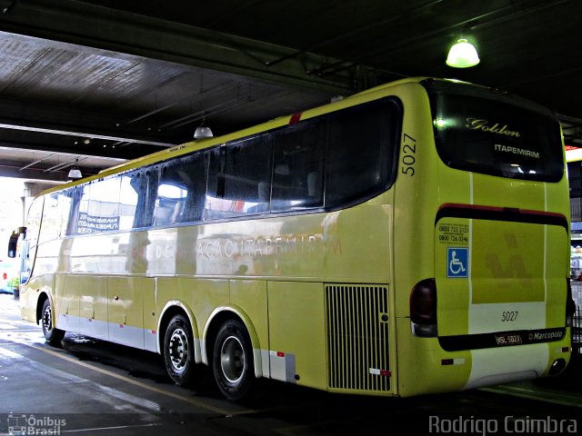 Viação Itapemirim 5027 na cidade de São Bernardo do Campo, São Paulo, Brasil, por Rodrigo Coimbra. Número da foto: #3276016.