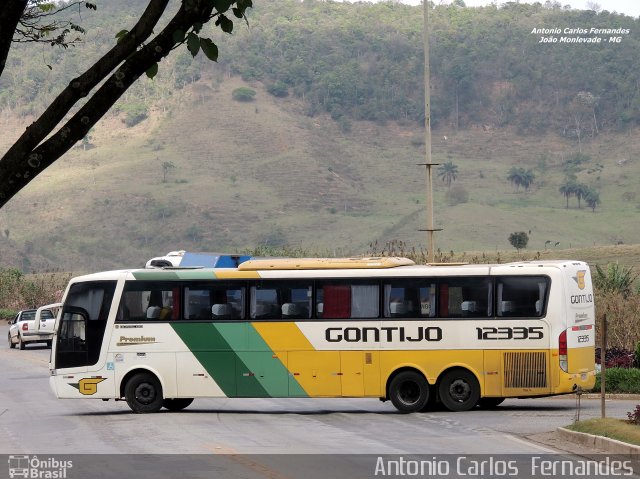 Empresa Gontijo de Transportes 12335 na cidade de João Monlevade, Minas Gerais, Brasil, por Antonio Carlos Fernandes. Número da foto: #3274679.