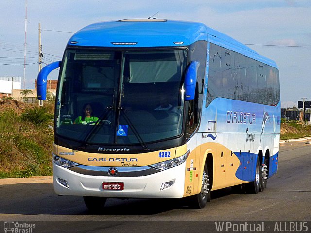 Carlostur Turismo 4382 na cidade de Caruaru, Pernambuco, Brasil, por Willian Pontual. ID da foto: 3275919.