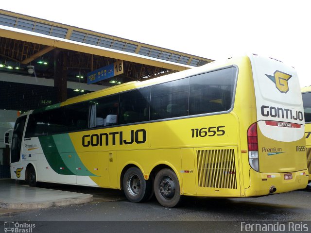 Empresa Gontijo de Transportes 11655 na cidade de Uberaba, Minas Gerais, Brasil, por Fernando Reis. Número da foto: #3277801.