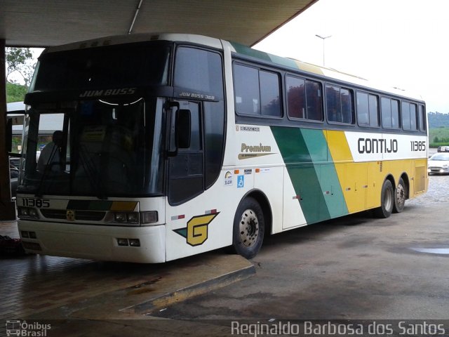 Empresa Gontijo de Transportes 11385 na cidade de João Monlevade, Minas Gerais, Brasil, por Reginaldo Barbosa dos Santos. ID da foto: 3277677.