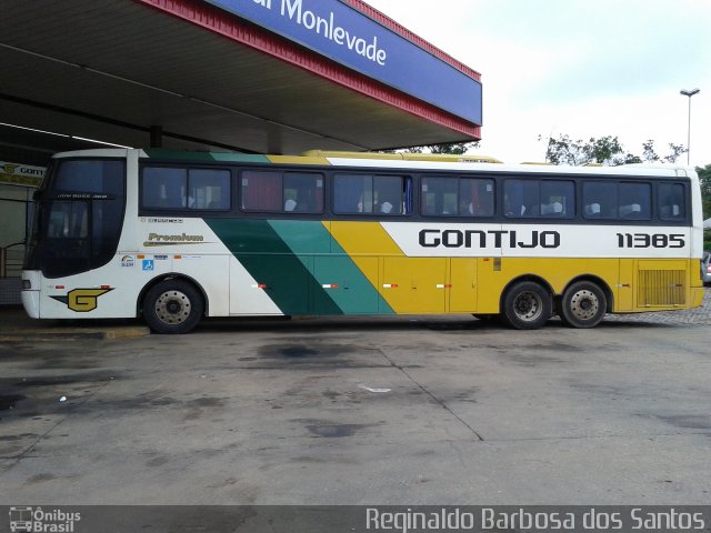 Empresa Gontijo de Transportes 11385 na cidade de João Monlevade, Minas Gerais, Brasil, por Reginaldo Barbosa dos Santos. Número da foto: #3277681.