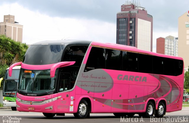 Viação Garcia 7937 na cidade de Curitiba, Paraná, Brasil, por Marco A.   Bornatoviski. Número da foto: #3278009.