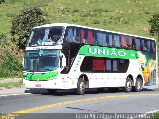 Empresa União de Transportes 4199 na cidade de Aparecida, São Paulo, Brasil, por Fabio Alcantara. Número da foto: #3278041.