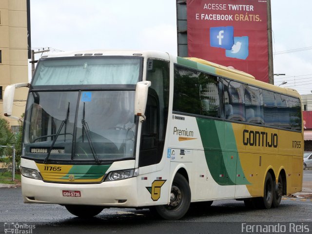 Empresa Gontijo de Transportes 11765 na cidade de Uberaba, Minas Gerais, Brasil, por Fernando Reis. ID da foto: 3277844.