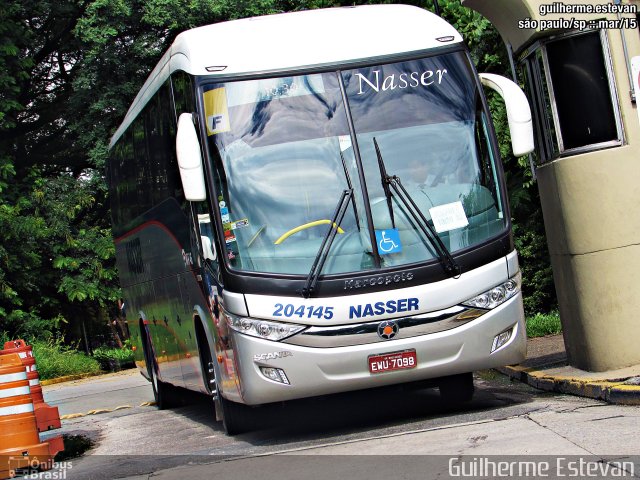 Viação Nasser 204145 na cidade de São Paulo, São Paulo, Brasil, por Guilherme Estevan. ID da foto: 3278471.