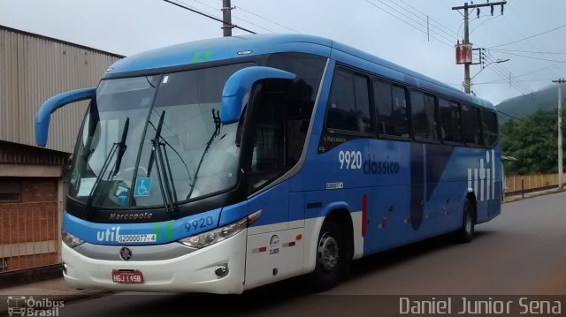UTIL - União Transporte Interestadual de Luxo 9920 na cidade de Ouro Preto, Minas Gerais, Brasil, por Daniel Junior Sena. Número da foto: #3276855.