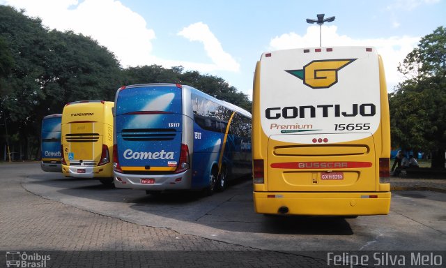 Empresa Gontijo de Transportes 15655 na cidade de São Paulo, São Paulo, Brasil, por Felipe Silva Melo. ID da foto: 3279095.