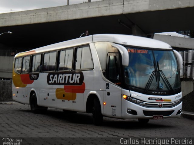 Saritur - Santa Rita Transporte Urbano e Rodoviário 7990 na cidade de Belo Horizonte, Minas Gerais, Brasil, por Carlos Henrique Pereira. Número da foto: #3279882.