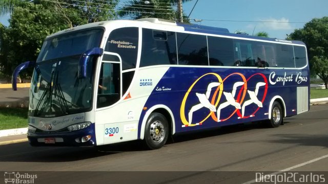 Confort Bus Viagens e Turismo 3300 na cidade de Lucélia, São Paulo, Brasil, por Diego Carlos Oliveira. Número da foto: #3280251.