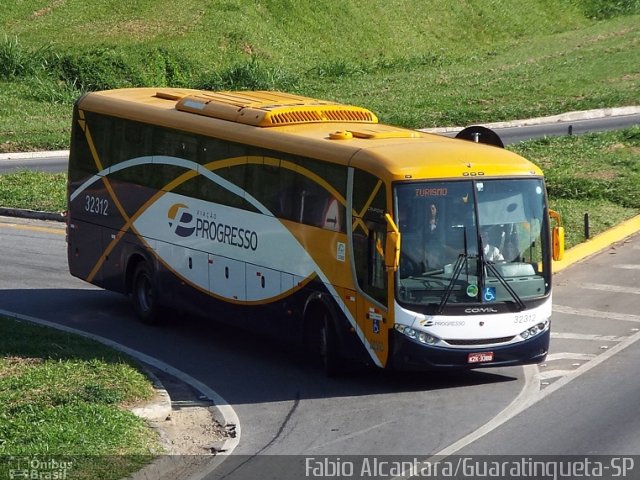 Viação Progresso 32312 na cidade de Aparecida, São Paulo, Brasil, por Fabio Alcantara. Número da foto: #3280377.