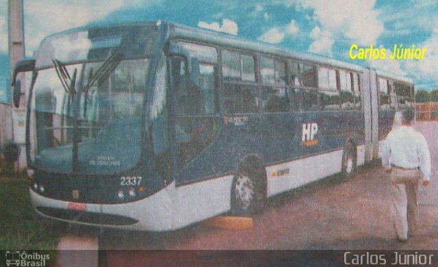 HP Transportes Coletivos 2337 na cidade de Goiânia, Goiás, Brasil, por Carlos Júnior. ID da foto: 3280139.