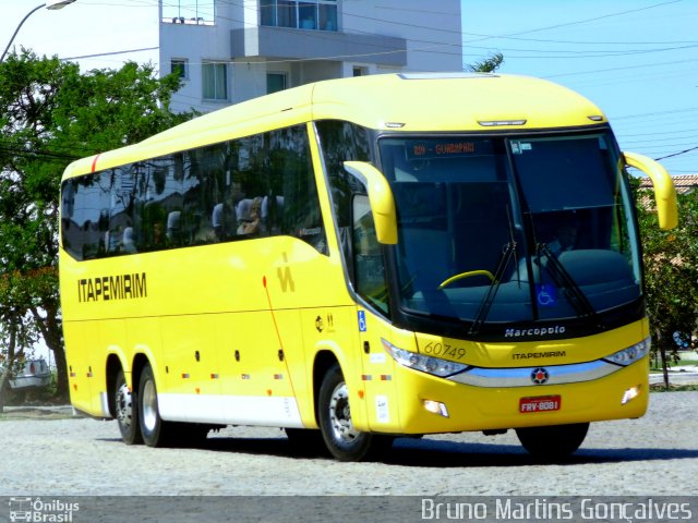 Viação Itapemirim 60749 na cidade de Campos dos Goytacazes, Rio de Janeiro, Brasil, por Bruno Martins Gonçalves. Número da foto: #3278961.