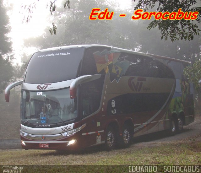 CVT Viagens e Turismo 3200 na cidade de Ibiúna, São Paulo, Brasil, por EDUARDO - SOROCABUS. ID da foto: 3279931.