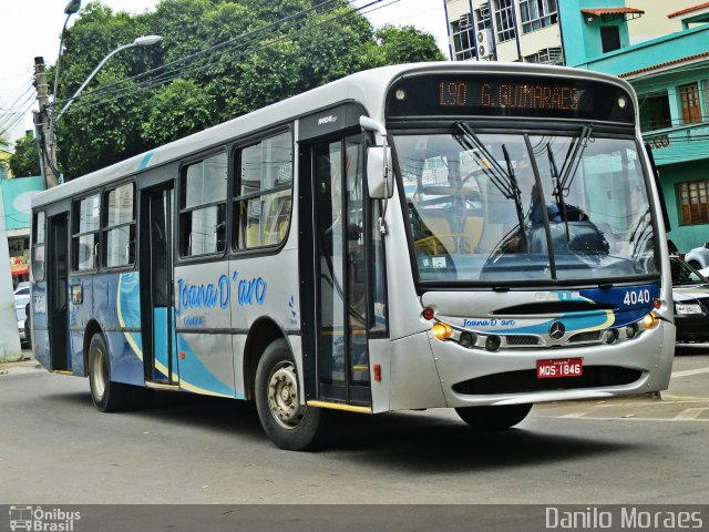 Viação Joana D´arc 4040 na cidade de Colatina, Espírito Santo, Brasil, por Danilo Moraes. ID da foto: 3279124.