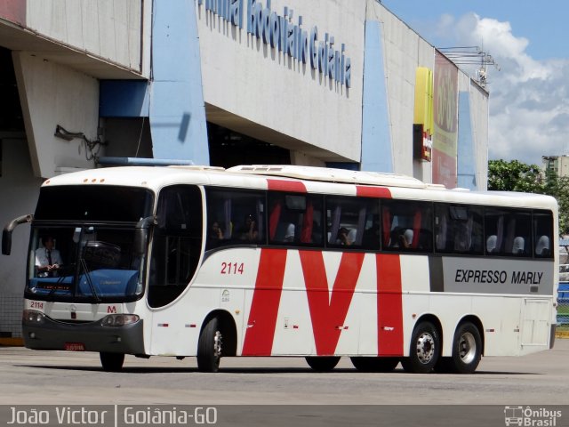 Expresso Marly 2114 na cidade de Goiânia, Goiás, Brasil, por João Victor. ID da foto: 3281551.