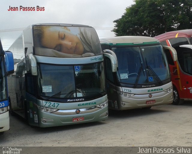Viação Garcia 7247 na cidade de São José dos Campos, São Paulo, Brasil, por Jean Passos Silva. Número da foto: #3279744.