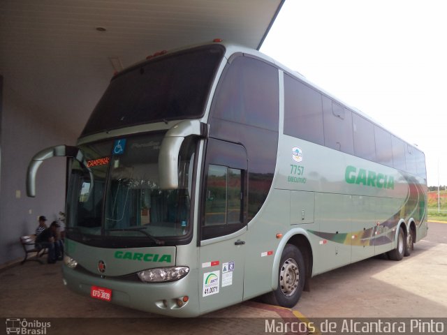 Viação Garcia 7757 na cidade de Ourinhos, São Paulo, Brasil, por Marcos de Alcantara Pinto. Número da foto: #3279506.