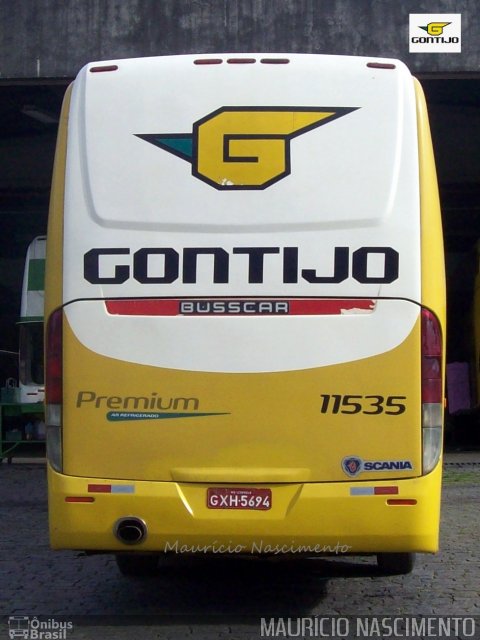 Empresa Gontijo de Transportes 11535 na cidade de Belo Horizonte, Minas Gerais, Brasil, por Maurício Nascimento. Número da foto: #3280528.