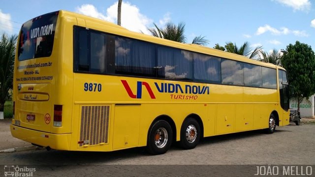 Vida Nova Turismo 9870 na cidade de Maceió, Alagoas, Brasil, por Matheus  Nascimento. Número da foto: #3279345.