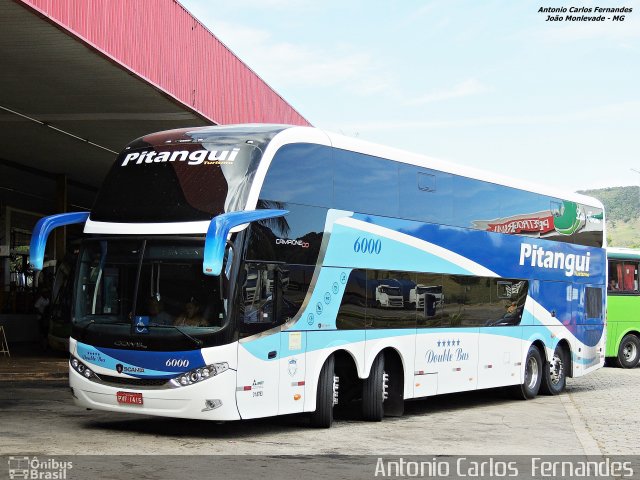 Pitangui Turismo 6000 na cidade de João Monlevade, Minas Gerais, Brasil, por Antonio Carlos Fernandes. Número da foto: #3282422.
