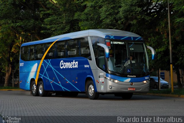 Viação Cometa 10117 na cidade de São Paulo, São Paulo, Brasil, por Ricardo Luiz. ID da foto: 3282912.