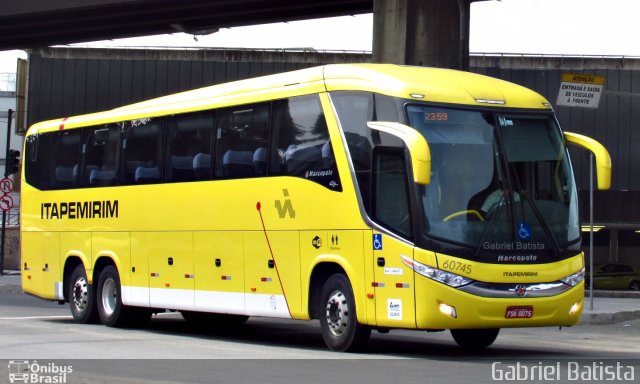 Viação Itapemirim 60745 na cidade de Rio de Janeiro, Rio de Janeiro, Brasil, por Gabriel Batista. Número da foto: #3282799.