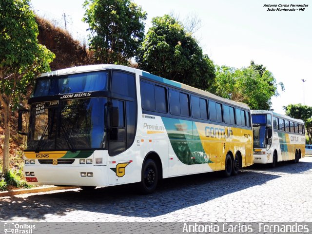 Empresa Gontijo de Transportes 15345 na cidade de João Monlevade, Minas Gerais, Brasil, por Antonio Carlos Fernandes. ID da foto: 3282353.