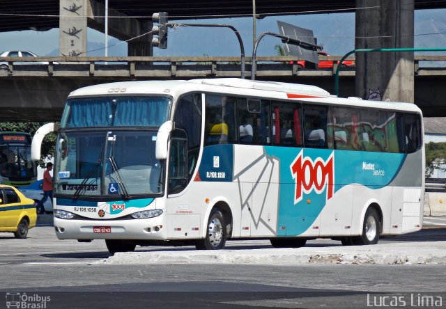 Auto Viação 1001 RJ 108.1058 na cidade de Rio de Janeiro, Rio de Janeiro, Brasil, por Lucas Lima. Número da foto: #3282159.