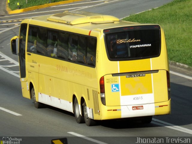 Viação Itapemirim 45615 na cidade de Lavrinhas, São Paulo, Brasil, por Jhonatan Diego da Silva Trevisan. ID da foto: 3285982.