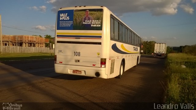 Tracisa - Transportes Coletivos Ijuiense 108 na cidade de Santo Ângelo, Rio Grande do Sul, Brasil, por Leandro Melo Valls. Número da foto: #3283542.