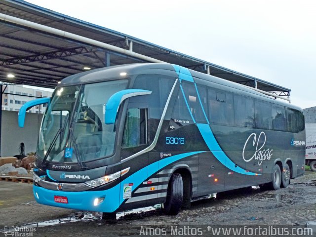 Empresa de Ônibus Nossa Senhora da Penha 53018 na cidade de Fortaleza, Ceará, Brasil, por Amós  Mattos. Número da foto: #3285766.