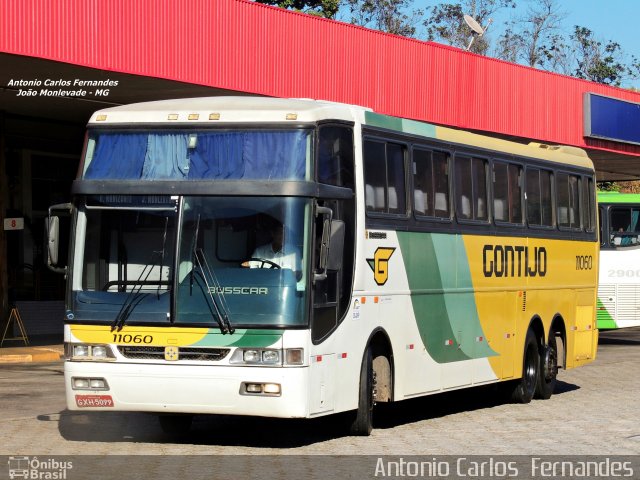 Empresa Gontijo de Transportes 11060 na cidade de João Monlevade, Minas Gerais, Brasil, por Antonio Carlos Fernandes. Número da foto: #3284234.