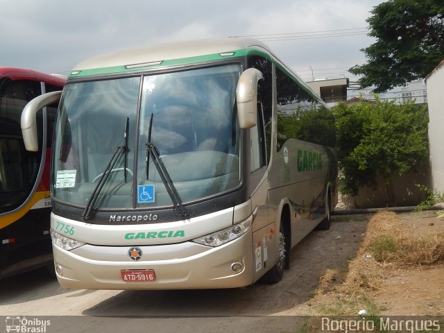 Viação Garcia 7756 na cidade de São José dos Campos, São Paulo, Brasil, por Rogerio Marques. ID da foto: 3283396.