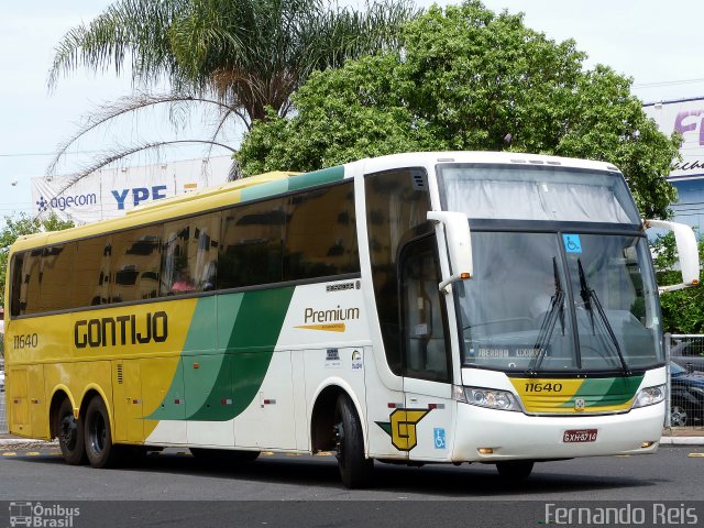 Empresa Gontijo de Transportes 11640 na cidade de Uberaba, Minas Gerais, Brasil, por Fernando Reis. ID da foto: 3284671.