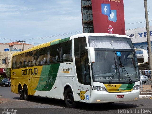 Empresa Gontijo de Transportes 12140 na cidade de Uberaba, Minas Gerais, Brasil, por Fernando Reis. Número da foto: #3284634.