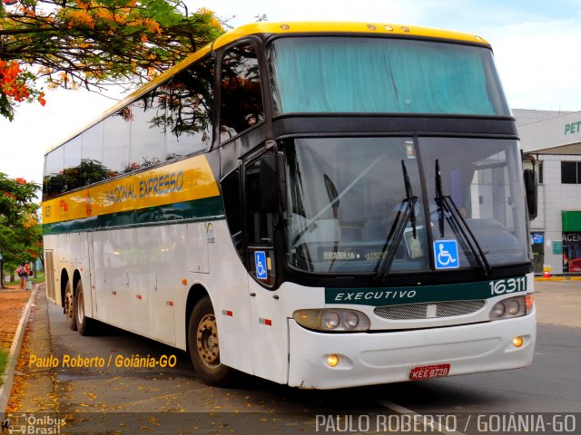 Nacional Expresso 16311 na cidade de Goiânia, Goiás, Brasil, por Paulo Roberto de Morais Amorim. Número da foto: #3284743.