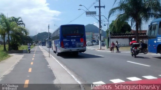 Viação Piracicabana 9510 na cidade de Praia Grande, São Paulo, Brasil, por Matheus  Scheguschewsky. Número da foto: #3284156.