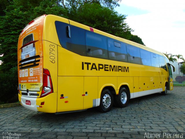 Viação Itapemirim 60793 na cidade de Ipatinga, Minas Gerais, Brasil, por Abner Pereira. Número da foto: #3285285.